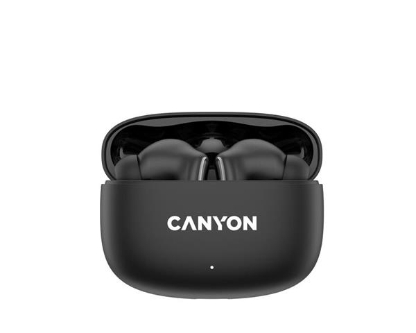 Canyon TWS-9, OnGo 9, True Wireless Stereo BT 5.4 slúchadlá do uší, 6 + 24h výdrž, nabíjacia stanica v kazete, čierne2 