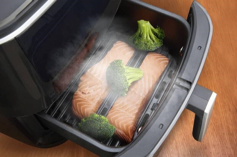Tefal EY505815 Easy Fry&Grill fritéza, horkovzdušná, 1550 W, displej, 4.2 l, regulace teploty, časovač, černá9 