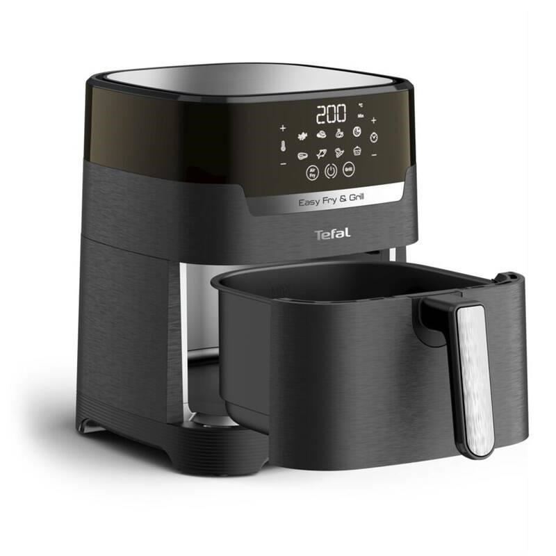 Tefal EY505815 Easy Fry&Grill fritéza, horkovzdušná, 1550 W, displej, 4.2 l, regulace teploty, časovač, černá1 
