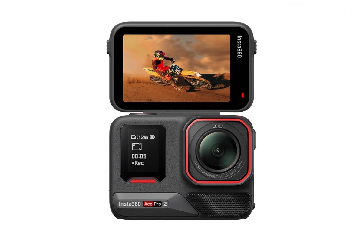 Insta360 Ace Pro 2 akční kamera,  snímač 1/ 1, 3",  optika Leica,  dotykový 2, 5" displej,  8K při 30 FPS + akumulátor4 