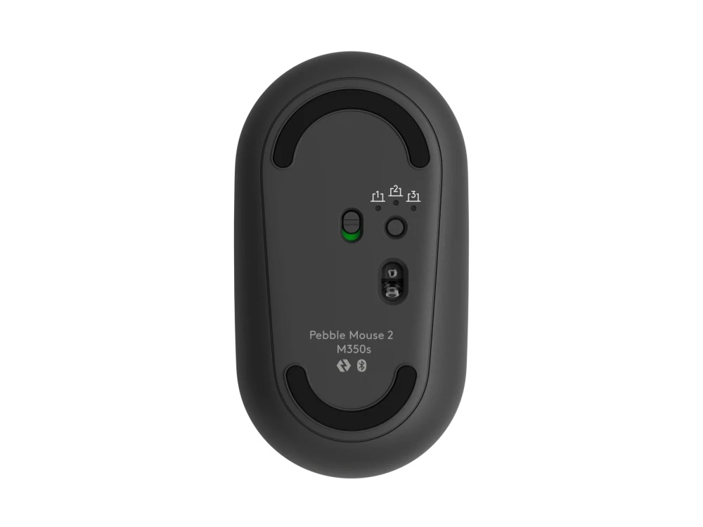 Logitech Pebble Mouse 2 M350s/ Cestovná/ Optická/ 4 000 DPI/ Bezdrôtová Bluetooth/ Grafitová4 