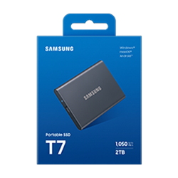 Samsung T7/ 2TB/ SSD/ Externý/ 2.5"/ Strieborná/ 3R1 