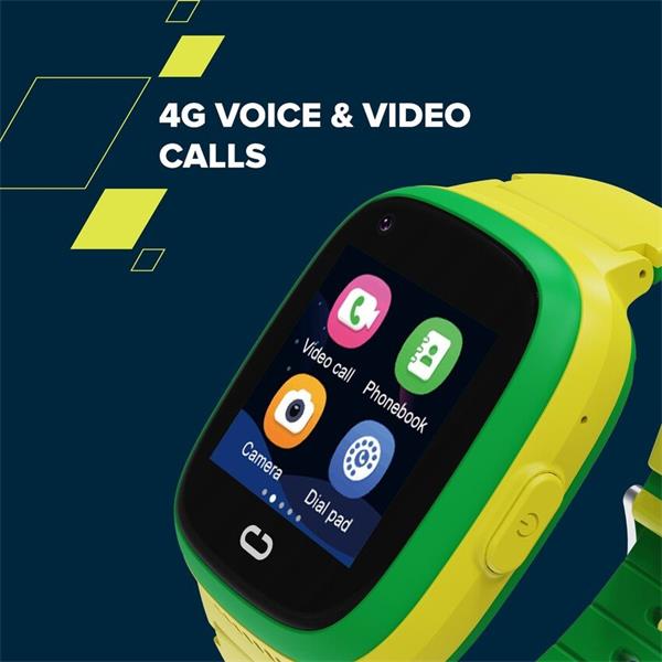 Canyon Sunny KW-48, smart hodinky pre deti, far. displ., 4G Aud./Vid. volania, GPS tracking, IP67, 512MB, 7 hier, modré10 