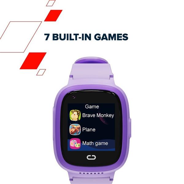 Canyon Sunny KW-48, smart hodinky pre deti, far. displ., 4G Aud./Vid. volania, GPS tracking, IP67, 512MB, 7 hier, modré14 
