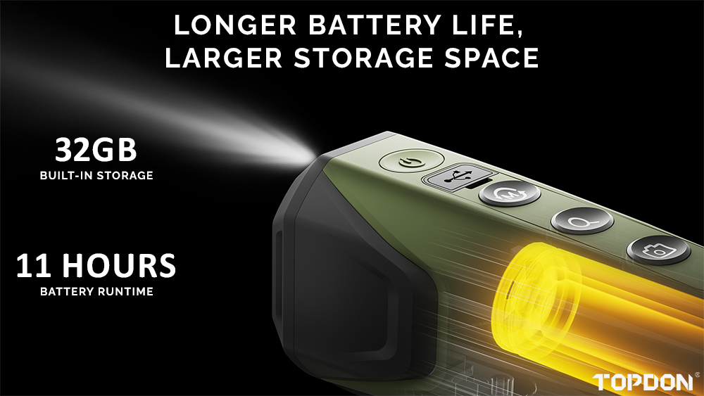 TOPDON termovízny monokulár TS004/ dosah 410m/ OLED 1024x768/ 5000mAh/ 50Hz/ IP673 