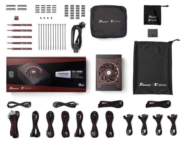 Zdroj 1600W, Seasonic PRIME TX-1600 Noctua Edition 80 PLUS Titanium6 