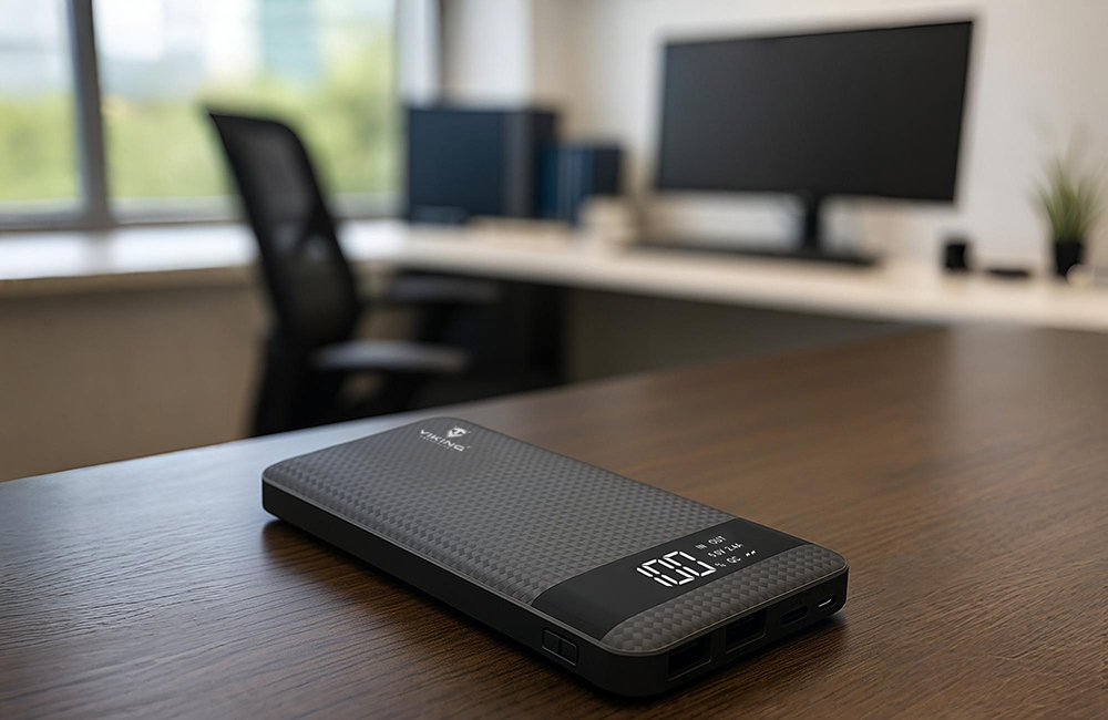VIKING POWER BANK PN-961PD QC3.0 10000mAh, QUICK CHARGE 3.0, Čierna13 