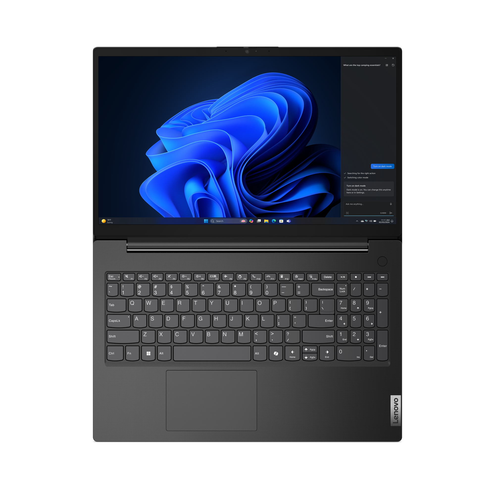 Lenovo V/ V15 G5 IRL/ 3-100U/ 15, 6"/ FHD/ 16GB/ 512GB/ Intel int/ bez OS/ Black/ 2R2 