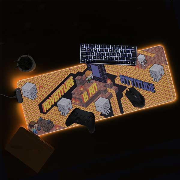 Paladone Light Up Desk Mat (Minecraft)2 