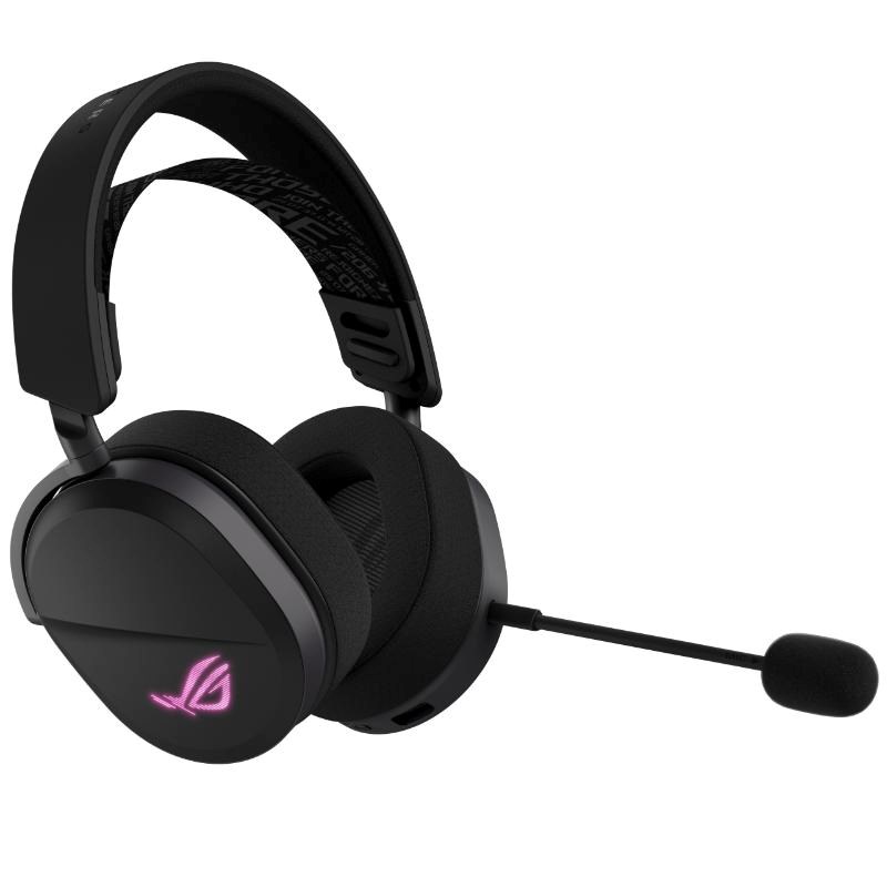 ASUS sluchátka ROG Pelta,  Bezdrátové BT a RF 2.4GHz,  ARGB,  černá4 