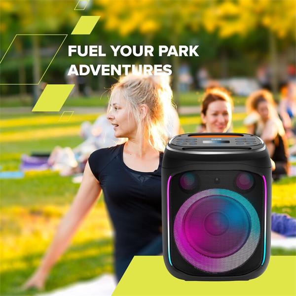 Canyon OnFun 5, PBSP-5, prenosný Bluetooth Párty reproduktor s ekvalizérom a RGB osvetlením11 
