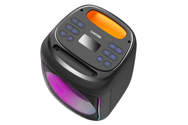 Canyon OnFun 5, PBSP-5, prenosný Bluetooth Párty reproduktor s ekvalizérom a RGB osvetlením2 