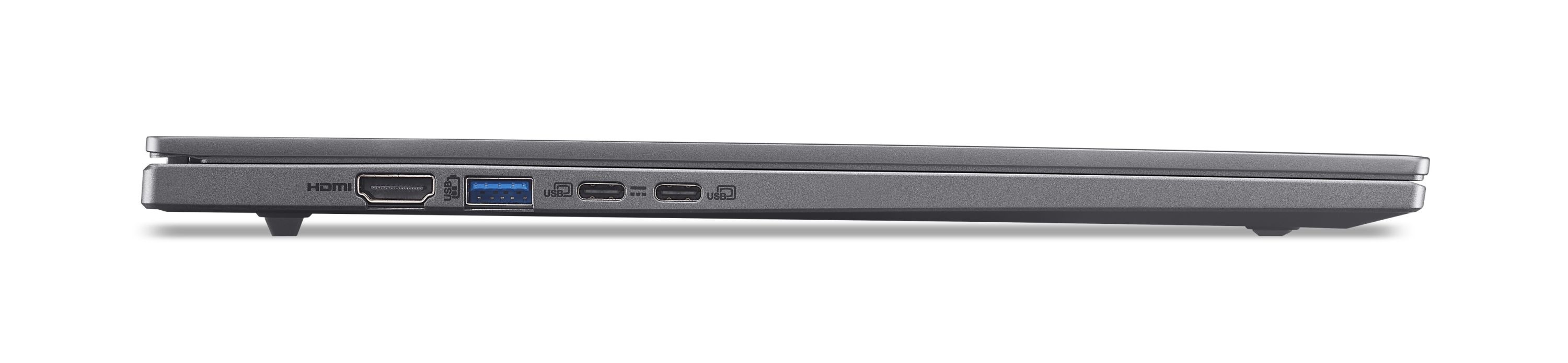 Acer Aspire 16/ A16-11M-X18U/ SD-X1-26-100/ 16"/ WUXGA/ 16GB/ 512GB/ Adreno/ W11H/ Gray/ 2R4 