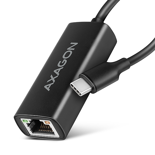 AXAGON ADE-ARC, USB-C 3.2 Gen 1 - Gigabit Ethernet sieťová karta, Realtek 8153, auto inštal0 