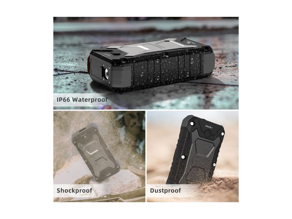 Outdoorová powerbanka Viking SKADI II/ Output: 1xUSB-C, 2xUSB-A/ Wireless charge 15W max/ 20000mAh5 