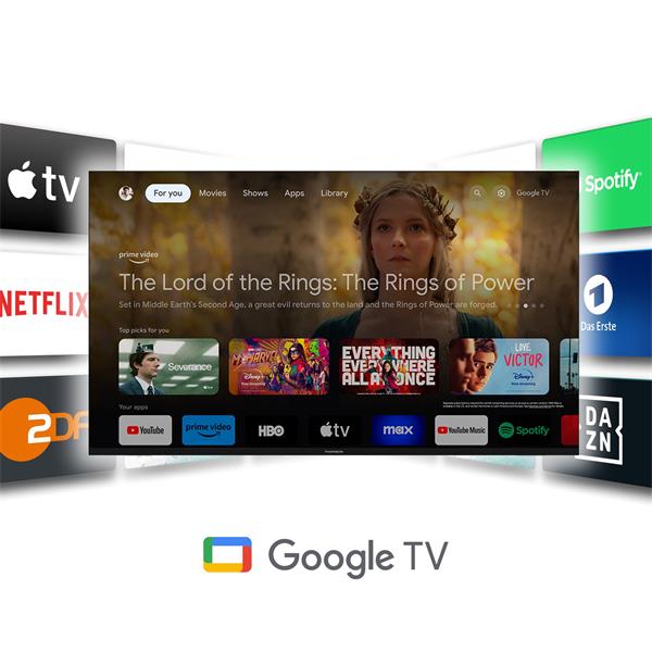 Thomson Streaming Box Plus 270W - 4K UHD, Google TV, Dolby Vision+Atmos8 