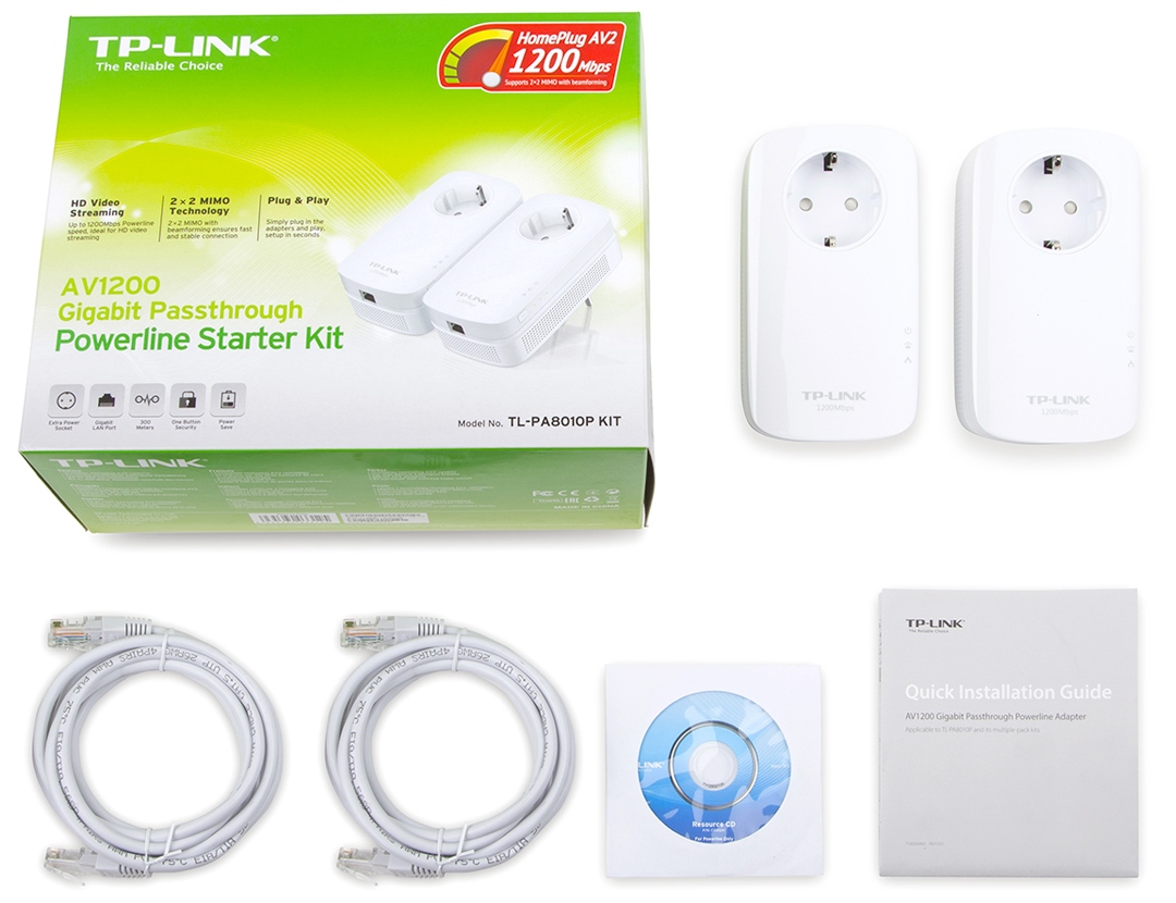 TP-Link TL-PA8010P 1200Mbps Powerline Starter Kit (2ks)2 
