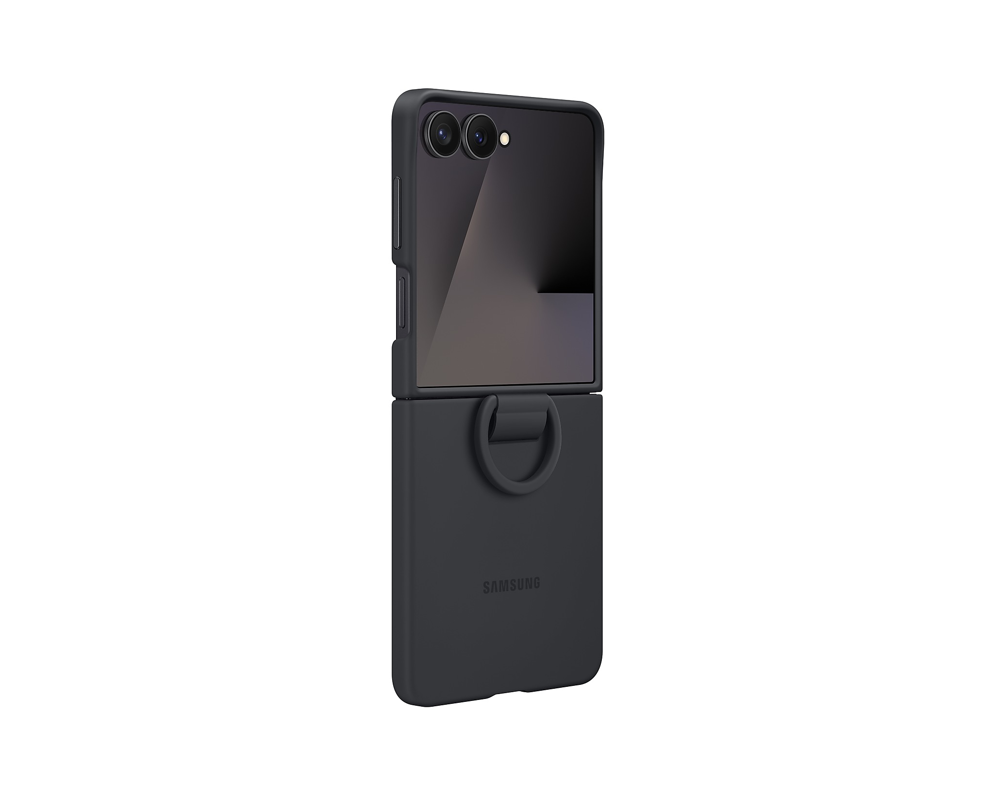 Samsung Silikónový kryt s držiakom na prst Flip7 Black3 