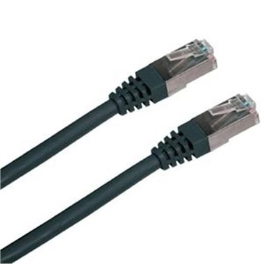 Patchkábel S/ FTP, Cat6, 2xRJ45, 3m čierny0 