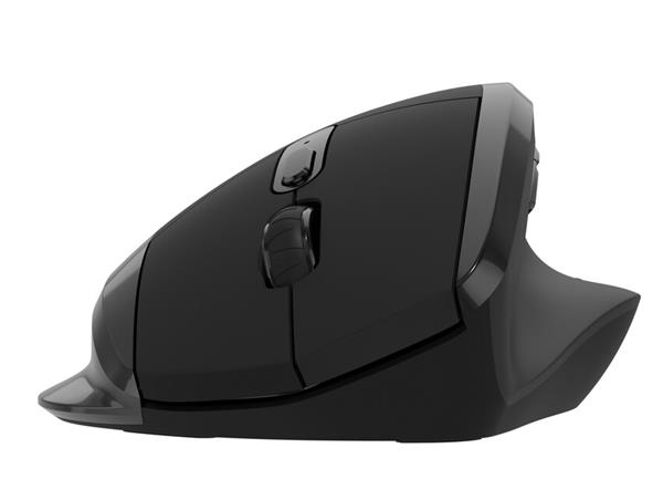 Canyon OnClick 17, ergonomická bezdrôtová optická myš pre pravákov, USB prijímač, 6 tlačidiel, 800/1200/1600 DPI, čierna5 