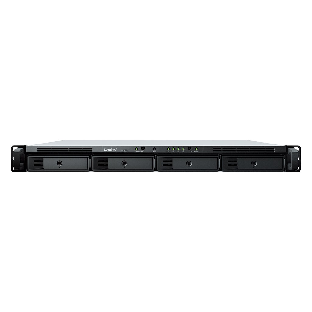 Synology™   RackStation RS822RP+    (4x HDD ; 4jadro CPU; 2(32)GB RAM;  4xGLAN; 2x USB3.2Gen1, redundatní zdroj)1 