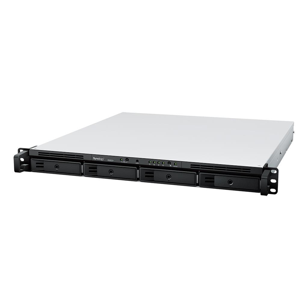 Synology™   RackStation RS822RP+    (4x HDD ; 4jadro CPU; 2(32)GB RAM;  4xGLAN; 2x USB3.2Gen1, redundatní zdroj)0 