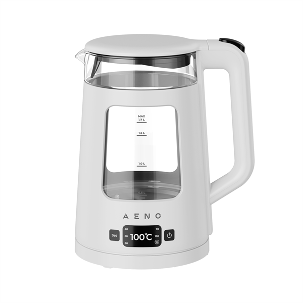 AENO Rychlovarná kanvica EK6 - 1,7l, Strix,dvojité steny, funkcia udržiavania tepla, LEDdisplej,auto vyp0 