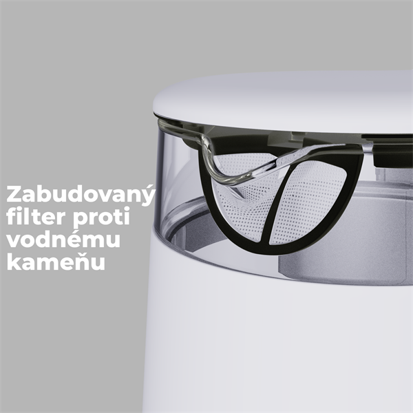 AENO Rychlovarná kanvica EK6 - 1,7l, Strix,dvojité steny, funkcia udržiavania tepla, LEDdisplej,auto vyp26 
