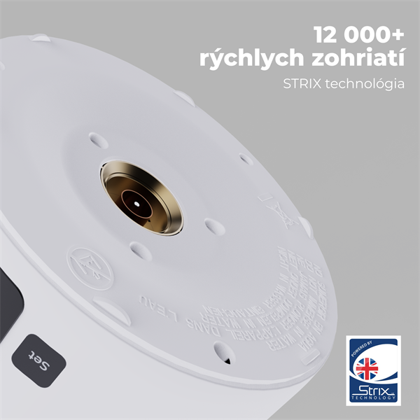 AENO Rychlovarná kanvica EK6 - 1,7l, Strix,dvojité steny, funkcia udržiavania tepla, LEDdisplej,auto vyp8 
