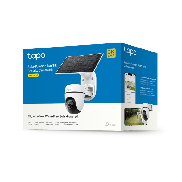Tapo C630 KIT Solar-Powered Pan/ Tilt Security0 