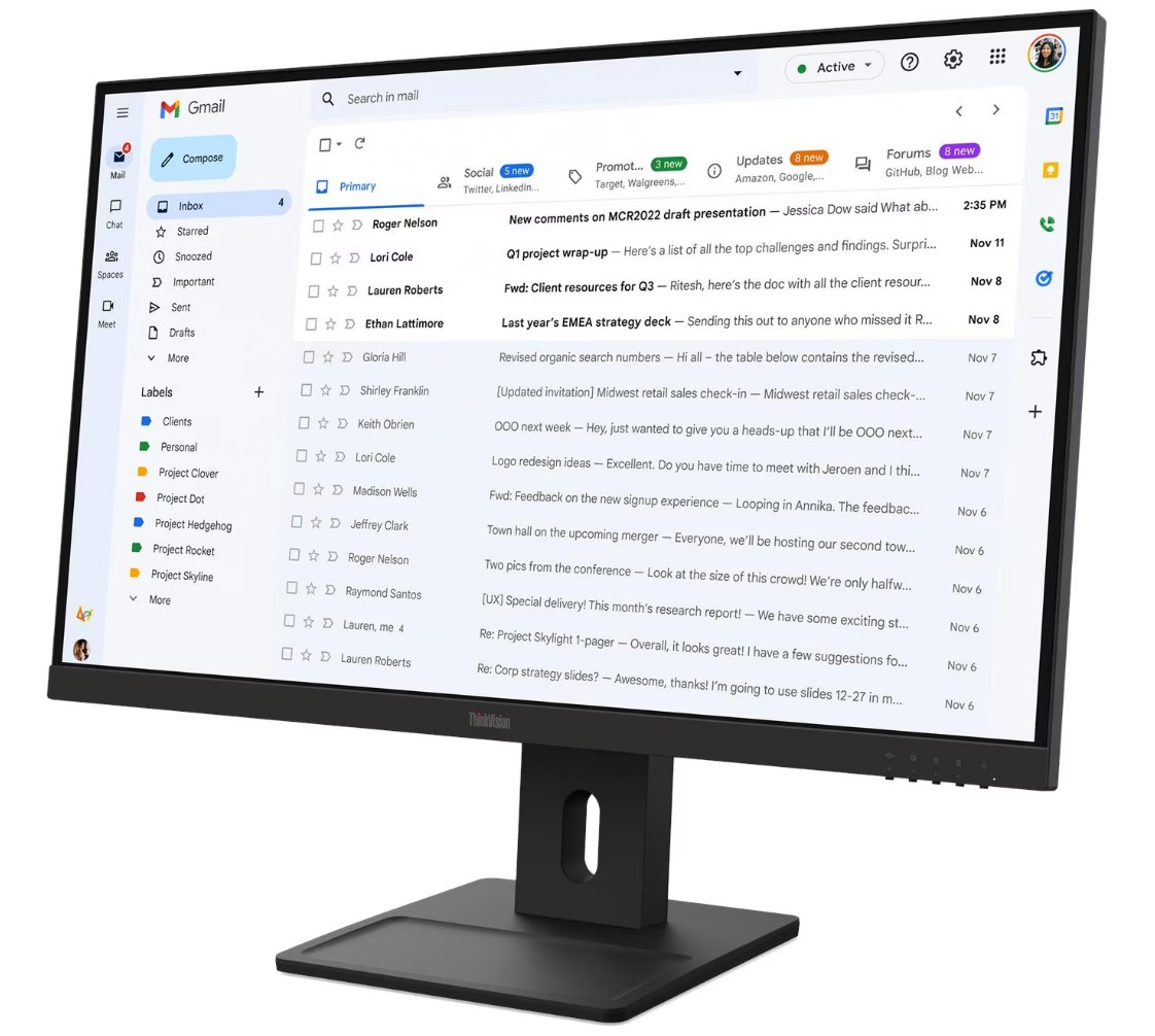 Lenovo ThinkVision/ E27-40/ 27"/ IPS/ FHD/ 100Hz/ 6ms/ Čierna/ 3R0 
