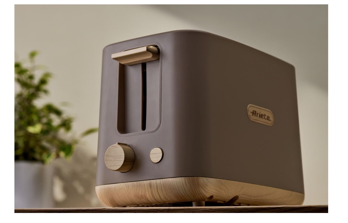 Ariete Breakfast Wood Toaster 157/07, hnedošedý 0 