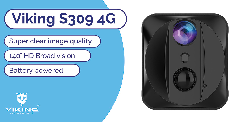 Minikamera Viking S309 4G/ 1080P/ nočné videnie/ pohybový senzor/ 2500mAh/ mobilné aplikácie12 
