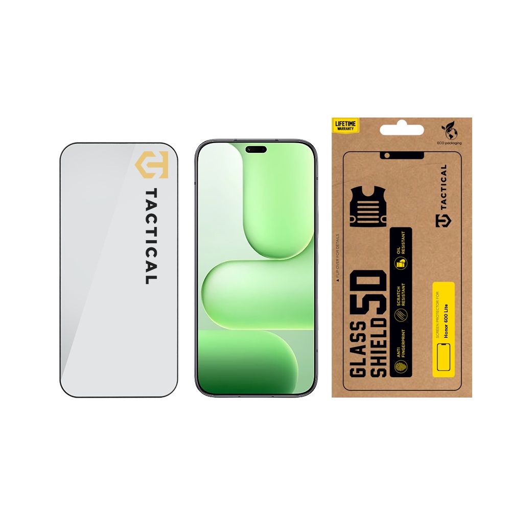 Tactical Glass Shield 5D sklo pre Honor 600 Lite Black1 
