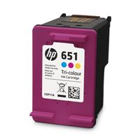 HP 651 Tri-color Original Ink Advantage Cartridge,  C2P11AE (300 pages)0 