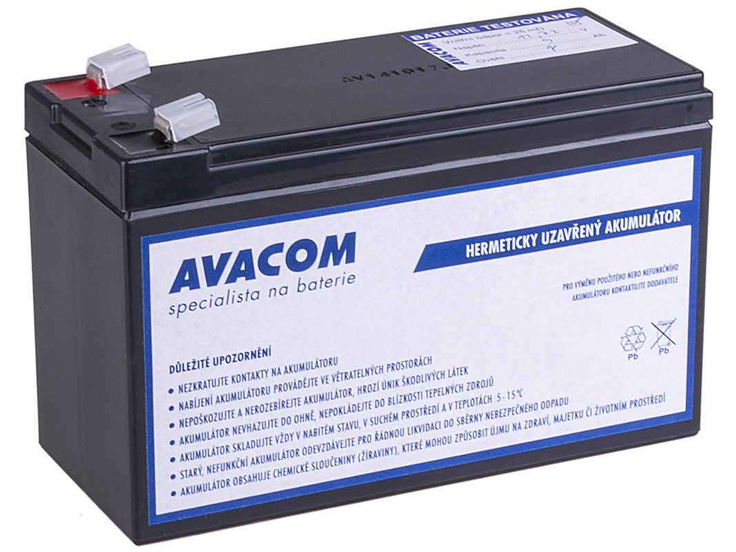 Batéria AVACOM AVA-RBC17 náhrada za RBC17 - batéria pre UPS0 
