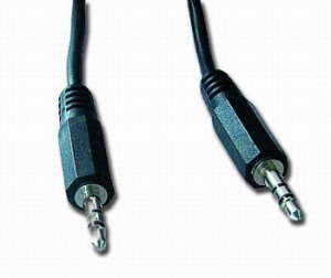 Kábel prípojný jack 3, 5 mm M/ M, 1, 2 m, audio0 