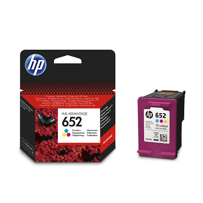 HP 652, atramentová náplň, pre HP DeskJet Ink Advantage 11xx, 21xx, 36xx, 37xx, 38xx, 45xx, 46xx, 360 strán, TriColor0 