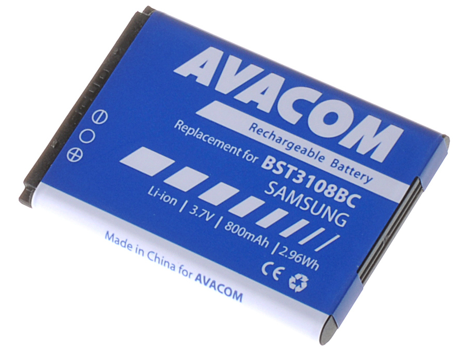 Baterie AVACOM GSSA-E900-S800A do mobilu Samsung X200, E250 Li-Ion 3, 7V 800mAh (náhrada AB463446BU)0 