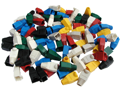 DATACOM Ochrana RJ45 s bublinkou ČIERNA (10 ks)0 