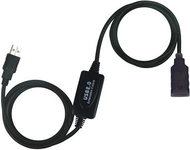 PremiumCord USB 2.0 repeater a predlžovací kábel A/ M-A/ F 10m0 