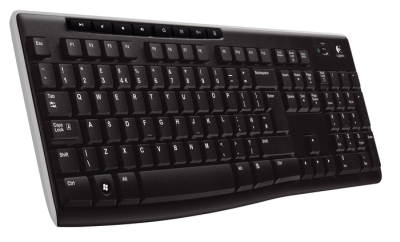 Logitech K270/ Bezdrôtová USB/ CZ- SK layout/ Čierna0 