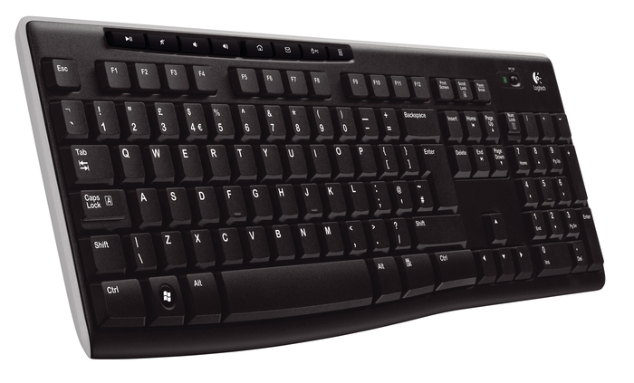 Logitech K270/ Bezdrôtová USB/ CZ- SK layout/ Čierna1 