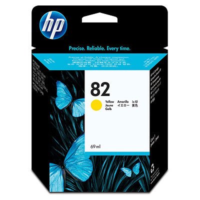 HP 82, atramentová náplň pre HP DesignJet 500, 800PS, 820MFP, Yellow0 