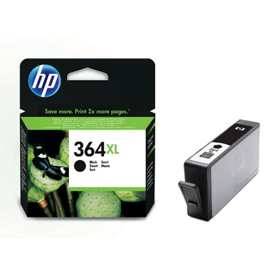 HP 364XL High Yield Black Original Ink Cartridge (550 pages) blister0 