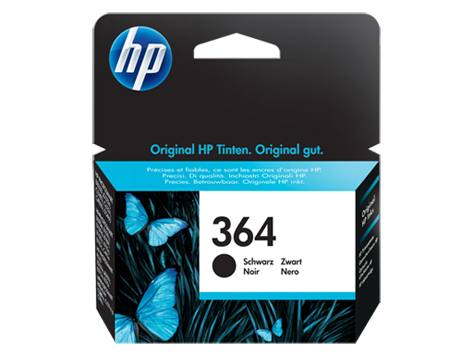 HP 364 Black Inkjet Print Cartridge - Blister0 