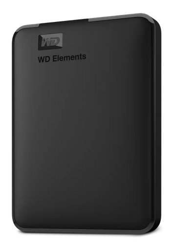 WD Elements Portable/ 1TB/ HDD/ Externý/ 2.5"/ Čierna/ 2R1 