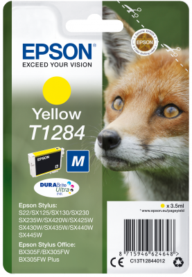Yellow Ink Cartridge (T1284)0 