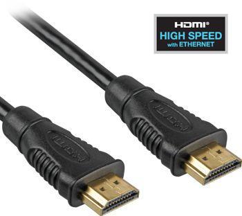 PremiumCord HDMI High Speed + Ethernet kábel, pozlátené konektory, 15m0 