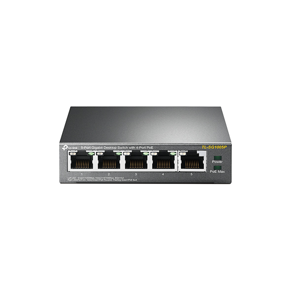 TP-Link TL-SG1005P 5xGb (4xPOE) 65W Desktop Steel Switch0 
